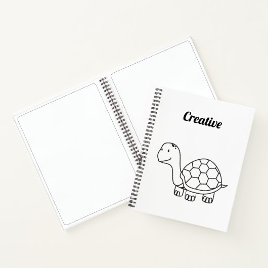 Schildpad creatieve schets notitieboek (Binnen)