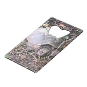 Schildpad Creditkaart Flessenopener (Achterkant Gekanteld)