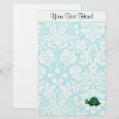 schildpad; Cute Briefpapier (Voorkant / Achterkant)