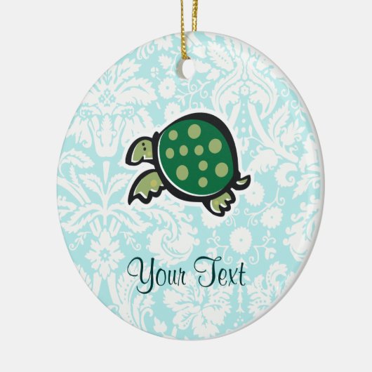 schildpad; Cute Keramisch Ornament (Links)