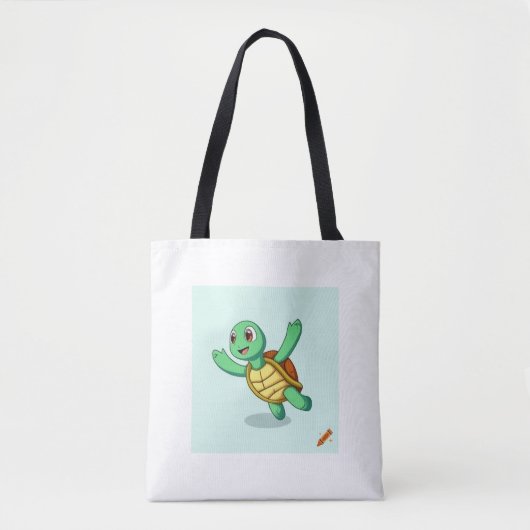 Schildpad Dancing Design - Leuke & grillige tas vo (Voorkant)