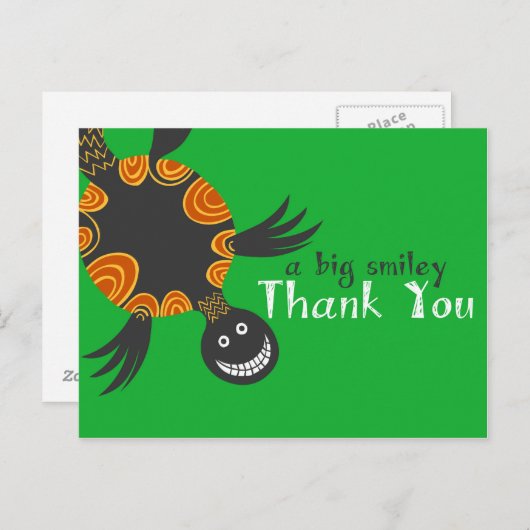 Schildpad Dank u kaarten (Voorkant / Achterkant)