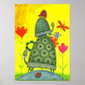 Schildpad Dans Poster (Voorkant)