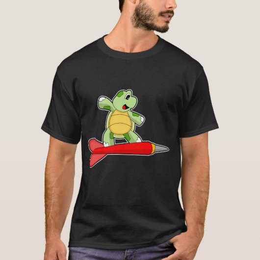 Schildpad Darts Dart T-shirt (Voorkant)