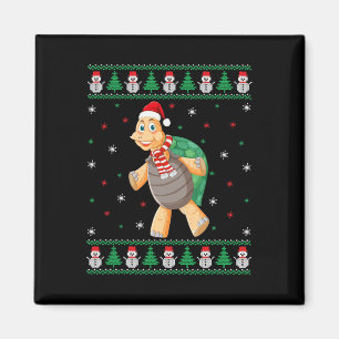 Schildpad Dier Matching Familie Lelijk Kerstzweet Magneet
