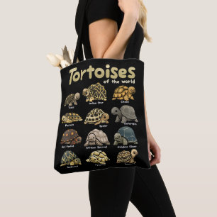 Schildpad Dieren van de Wereld Schattig Reptiel Sc Tote Bag