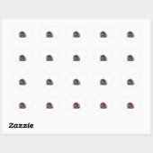 schildpad dierlijke kunst Ik cool schattig schildp Hart Sticker (Vel)