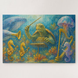 Schildpad Dirigent Oceaan Symfonie Orkest Zee Legpuzzel