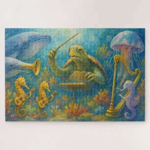 Schildpad Dirigent Oceaan Symfonie Orkest Zee Legpuzzel