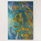 Schildpad Dirigent Oceaan Symfonie Orkest Zee Legpuzzel (Verticaal)
