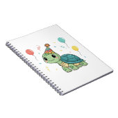 Schildpad Dragen van een Party Pet Notitieboek (Rechterzijde)