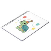 Schildpad Dragen van een Party Pet Notitieboek (Linkerzijde)