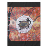 Schildpad dromen Aboriginal Art tafelkleed (Voorkant)