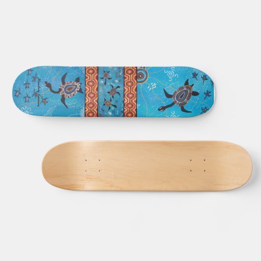 SCHILDPAD DROMEN PERSOONLIJK SKATEBOARD (Horizontaal)