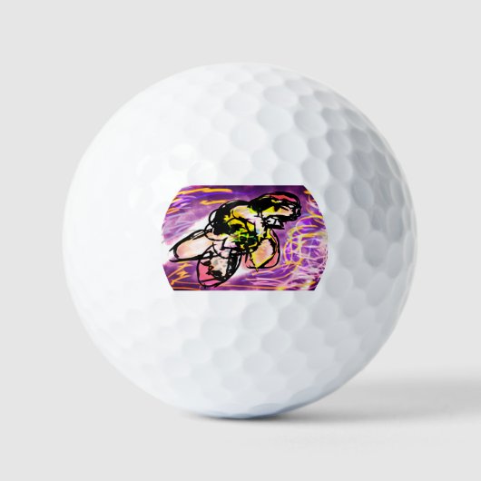 Schildpad edelsteen golfballen (Voorkant)