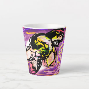 Schildpad edelsteen latte mok