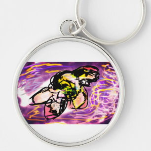 Schildpad edelsteen sleutelhanger