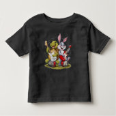 Schildpad en de Hare Rock And Roll Kinder Shirts (Voorkant)