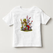 Schildpad en de Hare Rock And Roll Kinder Shirts (Voorkant)