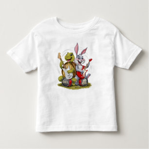 Schildpad en de Hare Rock And Roll Kinder Shirts