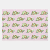 Schildpad en kikker inpakpapier vel (Voorkant 3)
