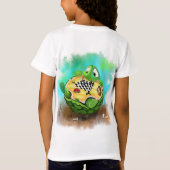 Schildpad en lieveheersbeestje Schaken - Fun T-shirt (Achterkant)
