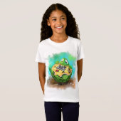Schildpad en lieveheersbeestje Schaken - Fun T-shirt (Voorkant volledig)
