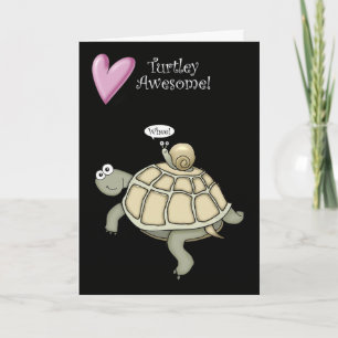 schildpad en slak de kaart van het de liefdehart