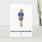 Schildpad en slak Kerstmis Feestdagen Kaart (Achterkant)