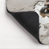 Schildpad en stad Pothole Puddle Muismat (Hoek)