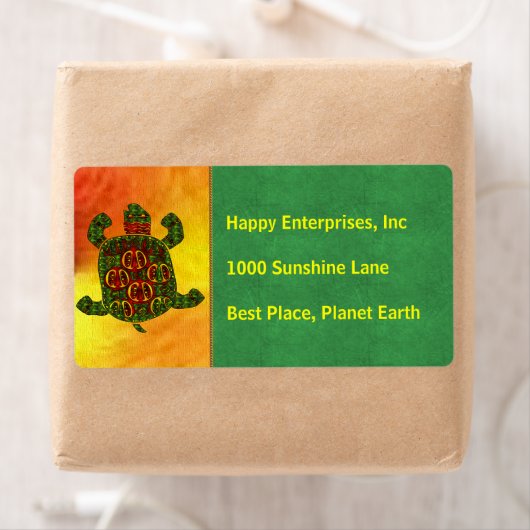 Schildpad Etiket (Insitu)