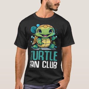 Schildpad Fan Club Tortoise Zoo Kinder Jongens Mei T-shirt