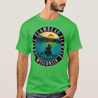 Schildpad Flambeau Flowage Wisconsin Kajakken T-shirt