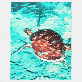 Schildpad Fleece Deken