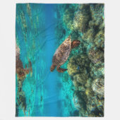 Schildpad fleece deken (Voorkant)