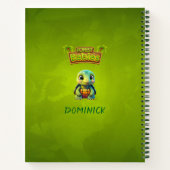 Schildpad Fun Box Turtle Whimsical Dierentuin Dier Notitieboek (Achterkant)