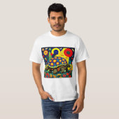 Schildpad gaat walkabout t-shirt (Voorkant volledig)