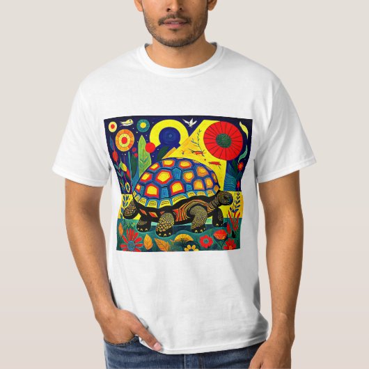 Schildpad gaat walkabout t-shirt (Voorkant)