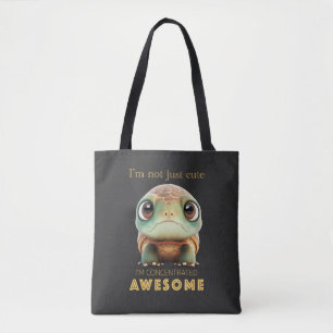 Schildpad Geconcentreerd Geweldige Schattig Schatt Tote Bag