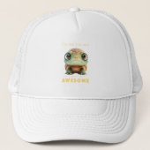 Schildpad Geconcentreerd Geweldige Schattig Schatt Trucker Pet (Voorkant)