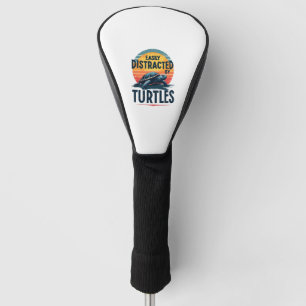 Schildpad gemakkelijk afgeleid door schildpadden Z Golfheadcover