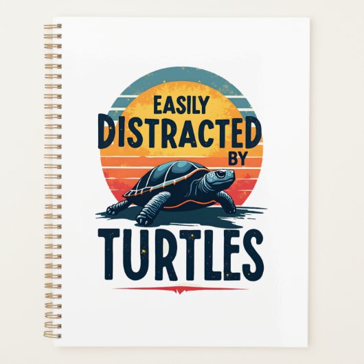 Schildpad gemakkelijk afgeleid door schildpadden Z Planner (Voorkant)