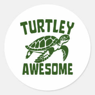 SCHILDPAD GEWELDIGE RONDE STICKER