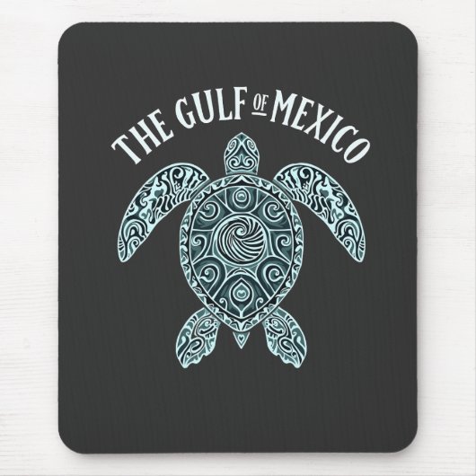 Schildpad Golf van Mexico Latino Muismat (Voorkant)