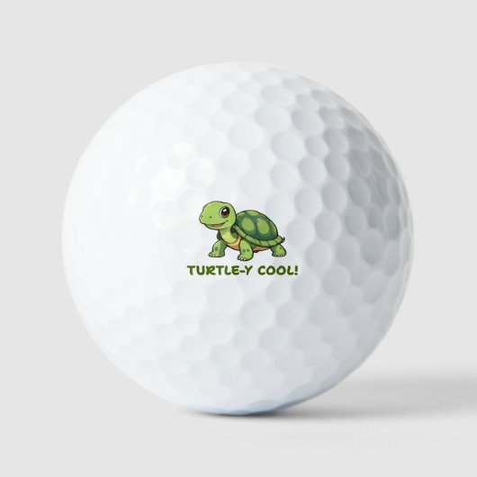 Schildpad Golfballen (Voorkant)