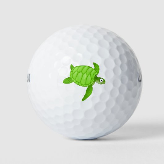 Schildpad Golfballen (Voorkant)