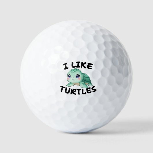 Schildpad Golfballen (Voorkant)