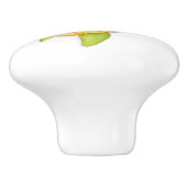 Schildpad grillige waterverf kunst deurknop keramische knop (Zijkant)