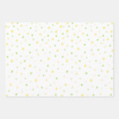 Schildpad, groen geel, kind jarig inpakpapier vel (Voorkant 2)