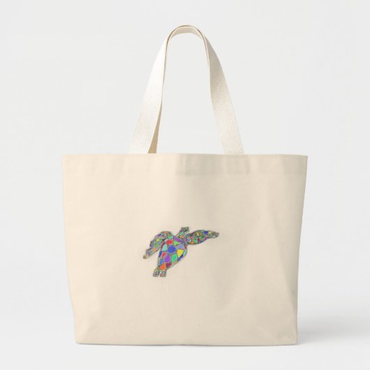 schildpad grote tote bag (Voorkant)